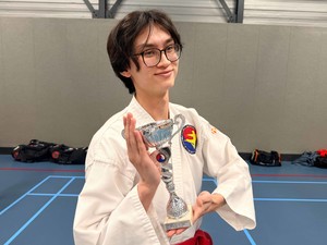 Derde plaats op het open NK