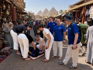 Geslaagd bezoek aan markt Egypte