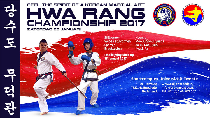 Kwa Rang Tang Soo Do kampioenschap 2017 in Enschede